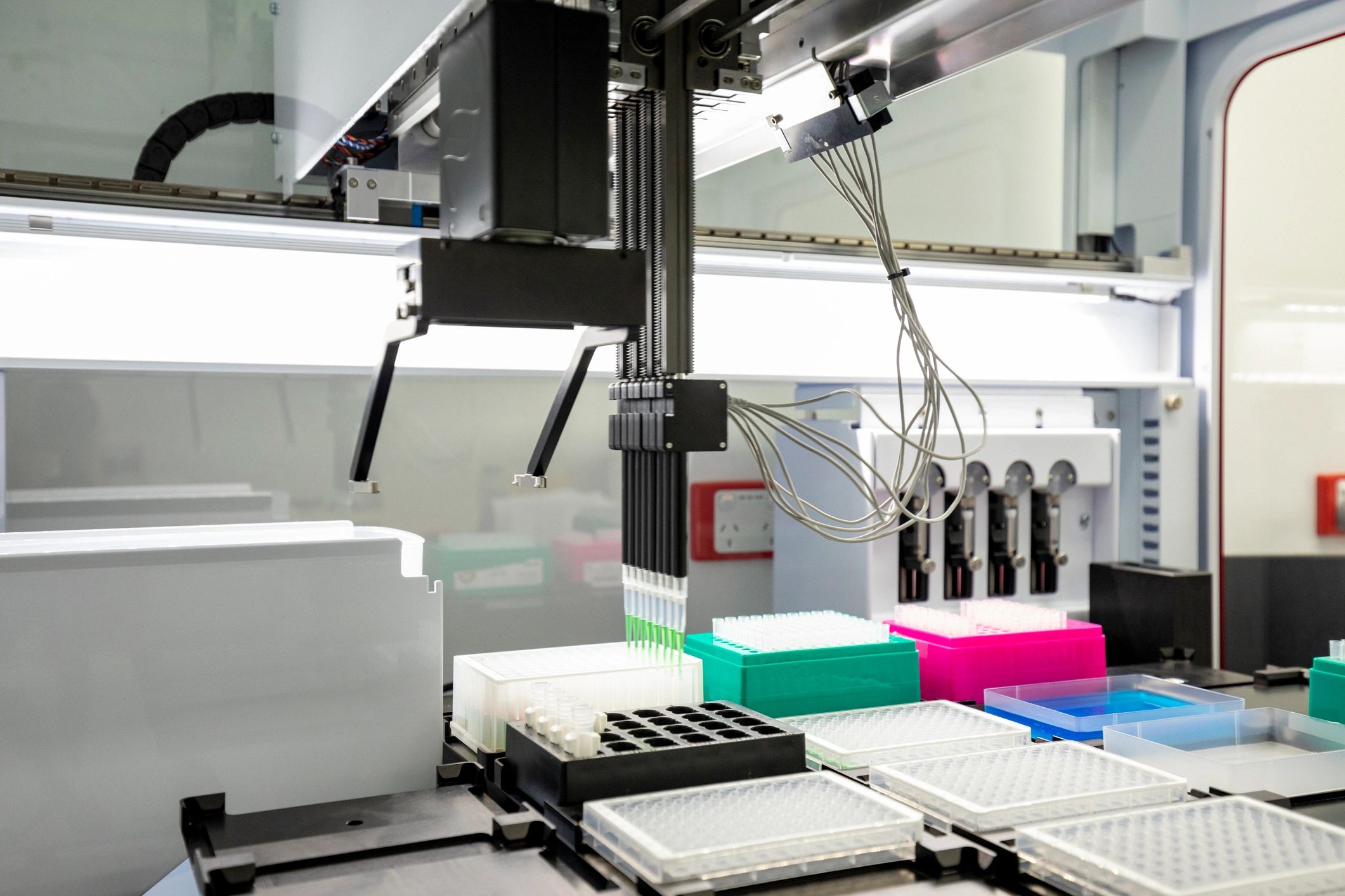 Laboratory equipment representing pharmaceutical sourcing capability