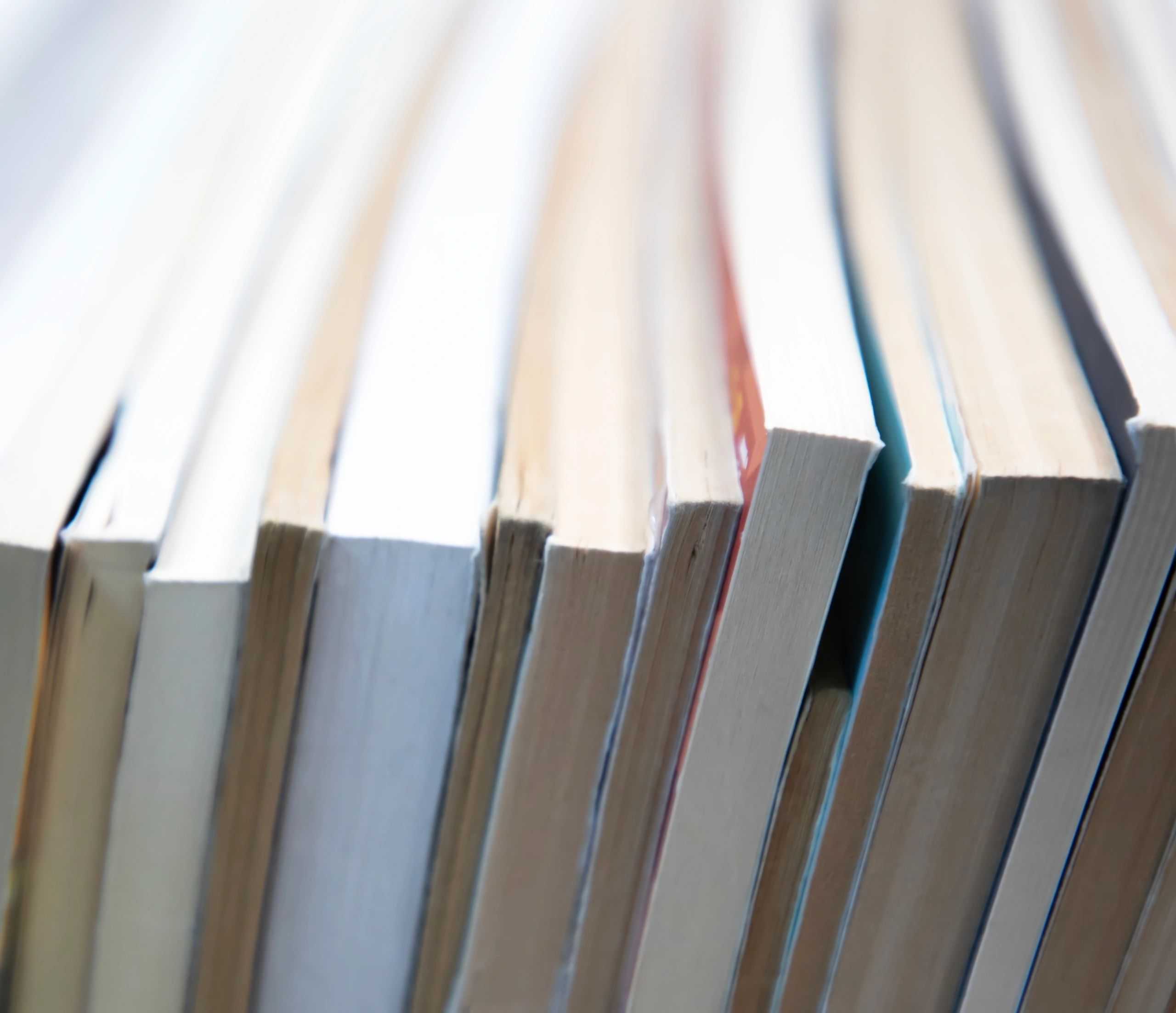 Books on shelf representing trusted education and publishing partnerships